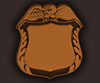 blank jr police badge