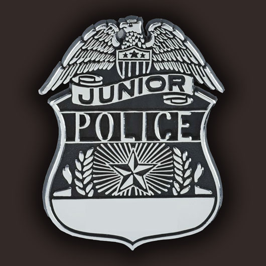 bulk blank plastic Shield police badges